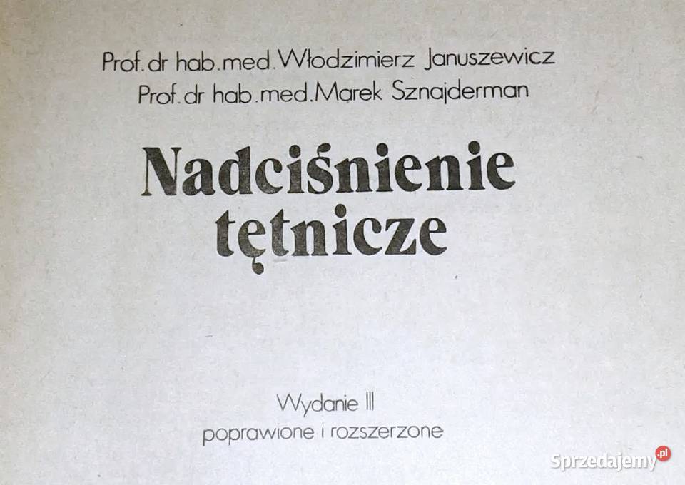 Nadciśnienie tętnicze Andrzej Januszewicz Marek