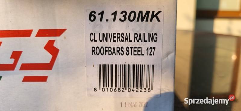 Relingi uniwersalne G3 127 Kia Ceed Ford Audi mazowieckie sprzedam