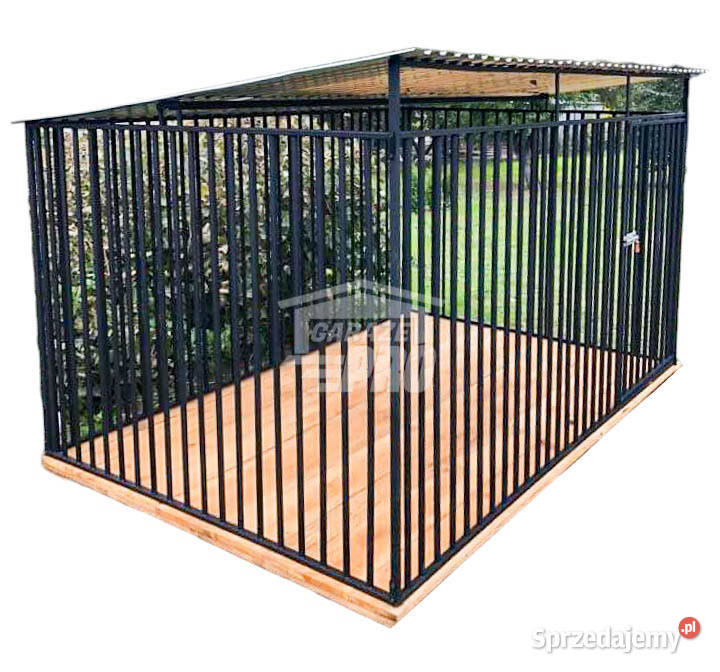 Kojec Psów 3x25m Drewniana podłoga GP399 Dla psów Kościerzyna