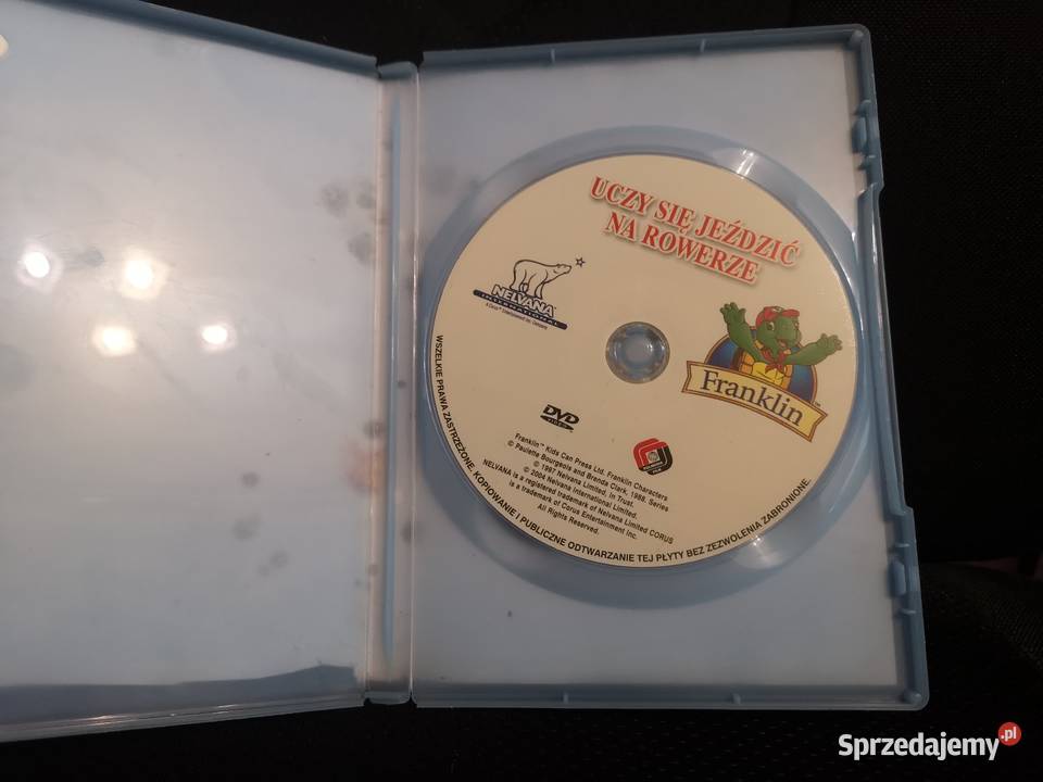 Bajka Franklin Uczy się jeździć na rowerze DVD Skomielna Biała