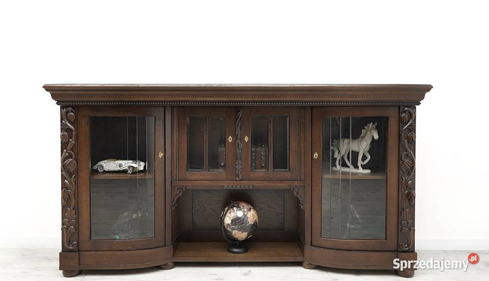 Biblioteka w stylu secesyjnym lata 20te Szafki wielkopolskie Jerka