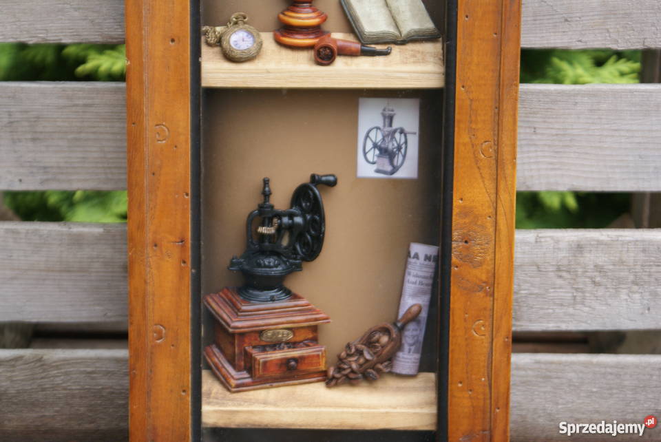 Diorama obraz przestrzenny 46 x 21 Dekoracje i ozdoby Warszawa