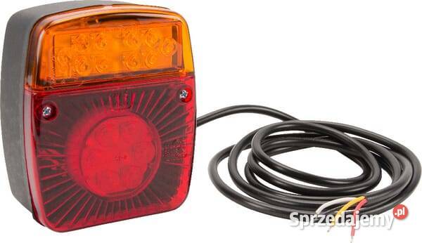 Lampa tylna zespolona LED kwadratowa 1224V Kramp Kamionna