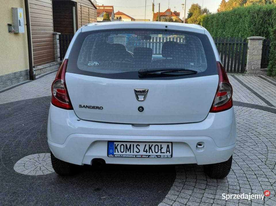 Dacia Sandero Prosty Silnik Klima LPG GWARANCJA elektryczne lusterka mazowieckie Płońsk