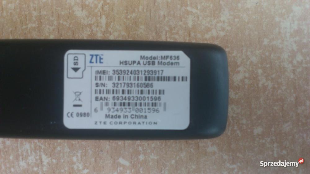 modem USB ZTE Aero2 Orange Play Hrubieszów