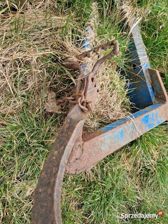 Zabytkowe Radło Konne Całkowicie Metalowe Klasyk Głogowa