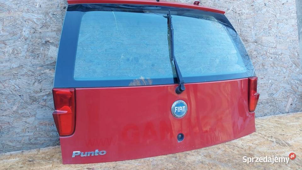 TYLNA KLAPA TYŁ PUNTO II 2 LIFT CZERWONA śląskie