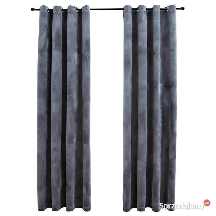 vidaXL Zasłony zaciemniające z kółkami 2 mazowieckie Warszawa sprzedam