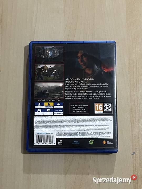 Uncharted Zaginione dziedzictwo 4 gra sprzedam