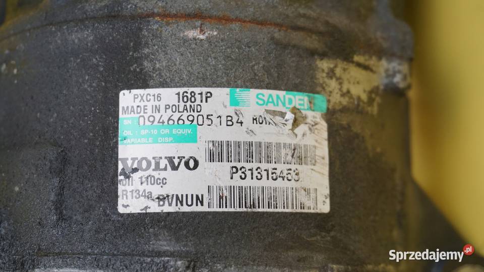 V60 XC70 S40 V40 20 D D3 D4 13r 163 sprezarka Suków