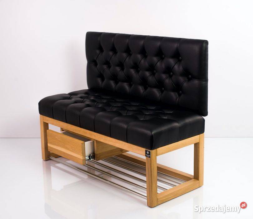 Ławka Pikowana Tapicerowane z Oparciem Panel Pozostałe Warszawa