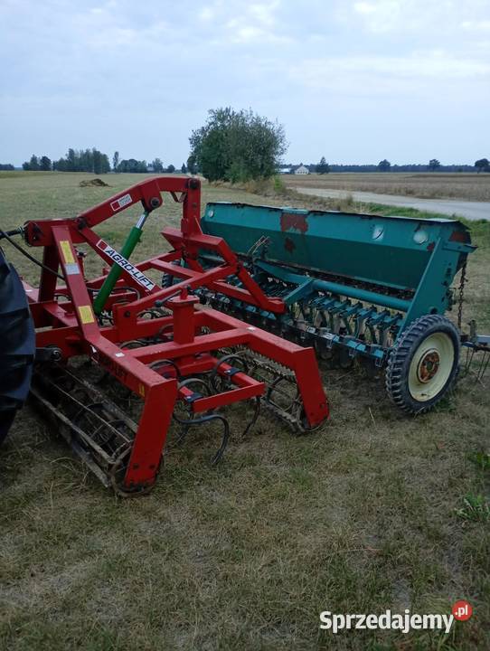 Zestaw uprawowo siewny 27m na hydropaku siewnik Wojcieszków