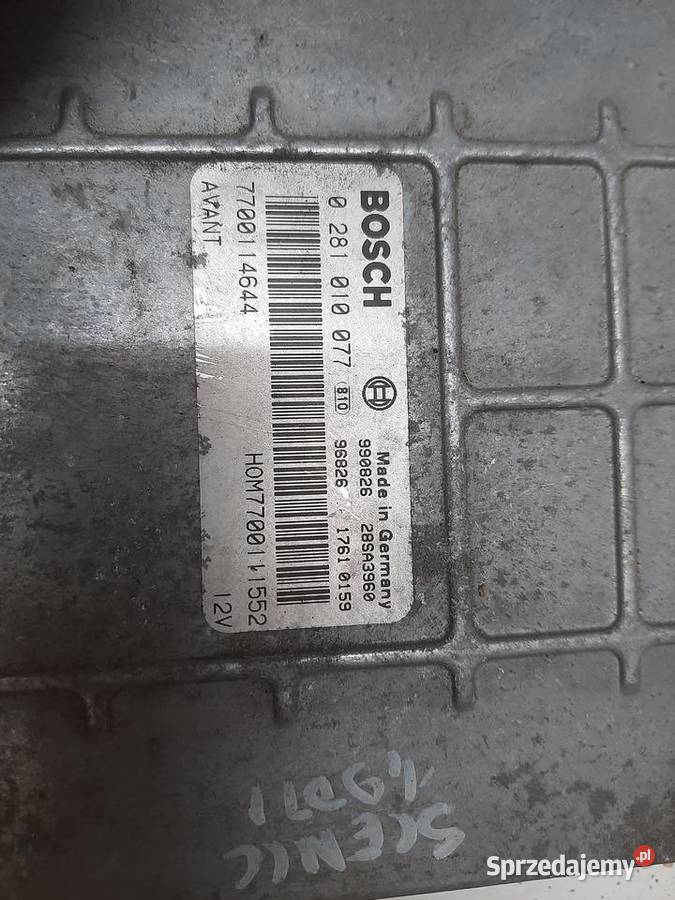 Renault Scenic Sterownik Silnika ECU Komputer Komputery