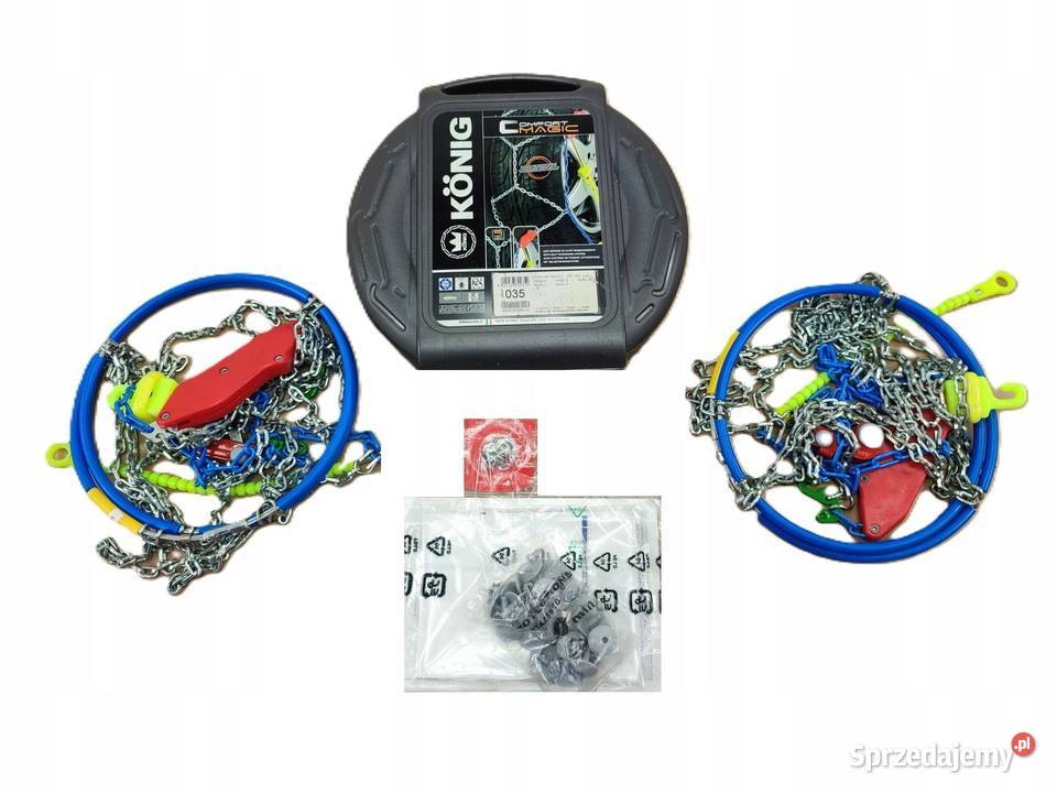 ŁAŃCUCHY ŚNIEGOWE 1 PARA KONIG THULE 03137 13 15 Akcesoria samochodowe