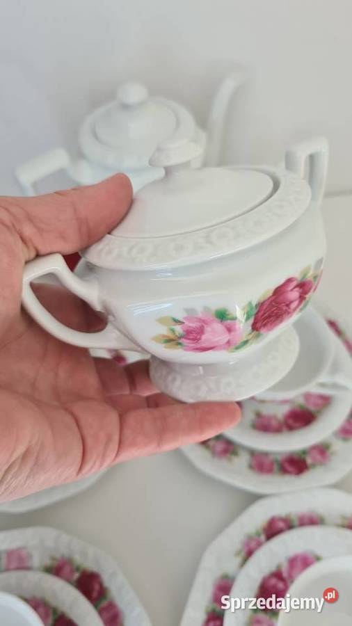Porcelana Rosenthal Biała Maria w róże Gorlice