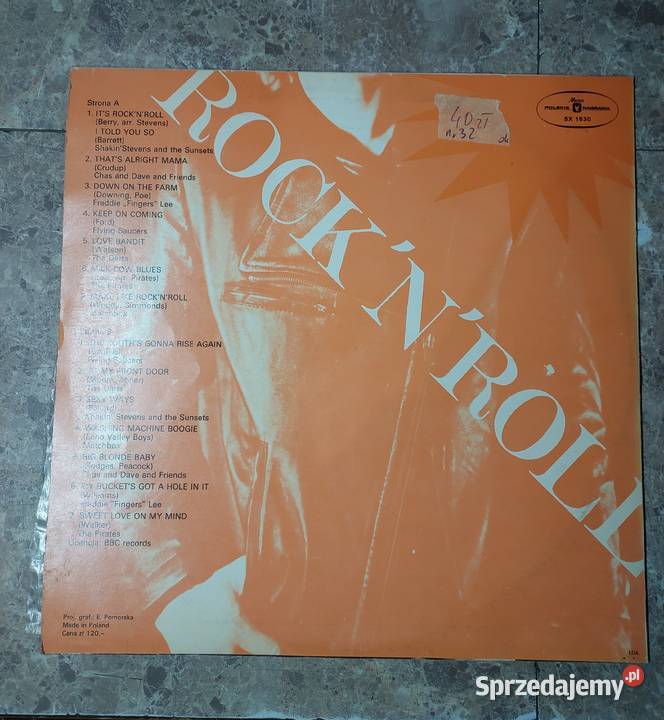 32 Płyta winylowa Rock n Roll SX 1530 Tczew