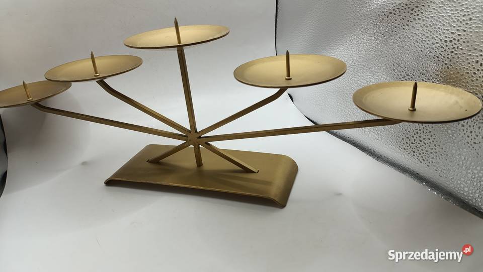 Rzeźba metaloplastyka świecznik pięcioramienny Zamość sprzedam