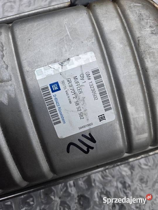 Tłumik środkowy Opel Zafira B 16 LPG 13230502