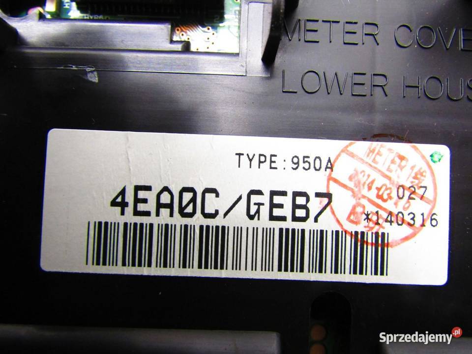 LICZNIK ZEGARY 12 DIGT NISSAN QASHQAI J11 4EA0C