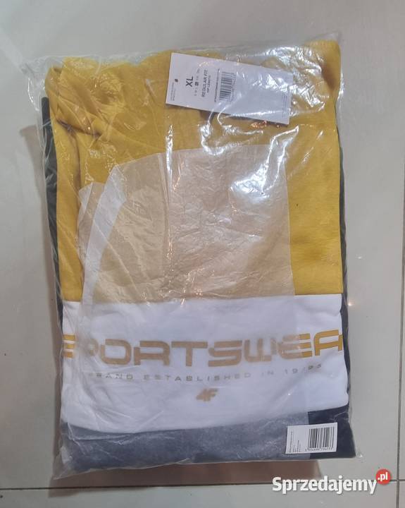 Nowa Bluza dresowa 4F z kapturem męska dolnośląskie sprzedam