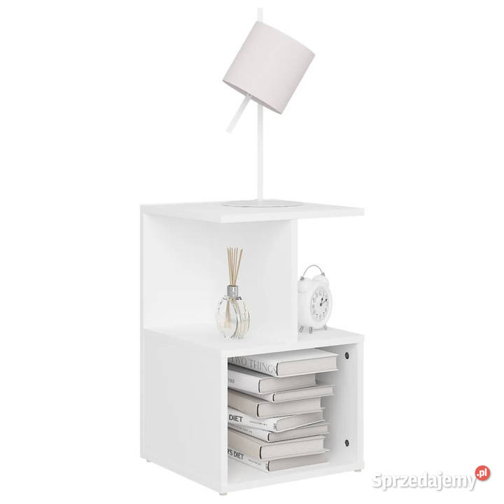 Szafka nocna biała 35x35x55 materiał Warszawa