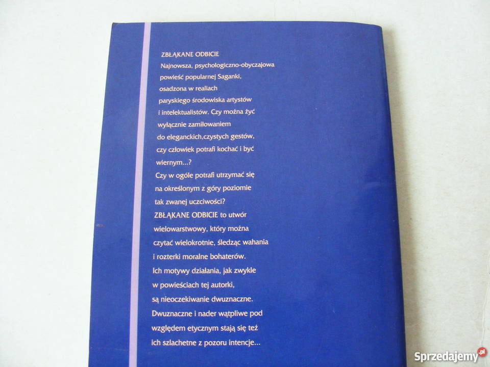 Zbłąkane odbicie Francoise Sagan dolnośląskie Oborniki Śląskie