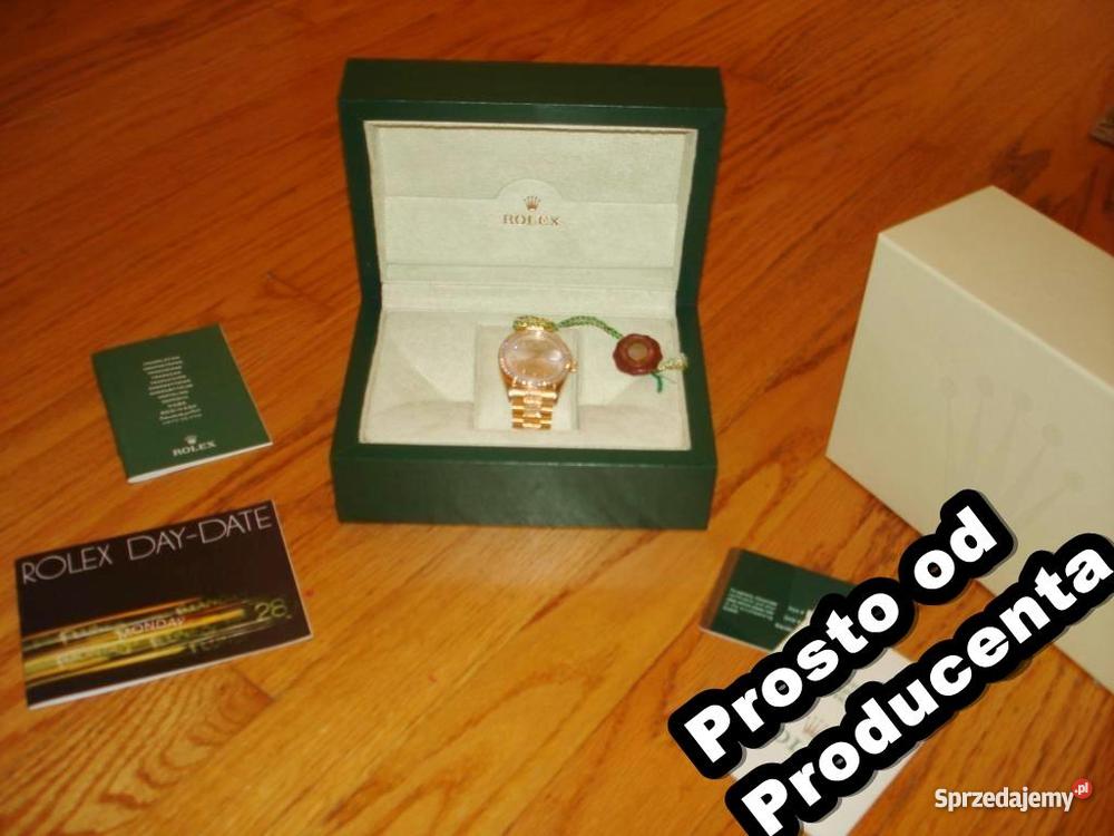 ROLEX PRESIDENT DAYDATE 18K 65CT BRYLANTY Wrocław