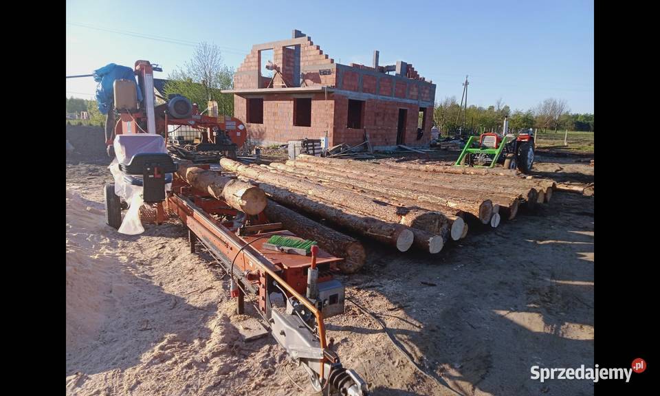 Tartak mobilny trak taśmowy przejezdny łódzkie Opoczno