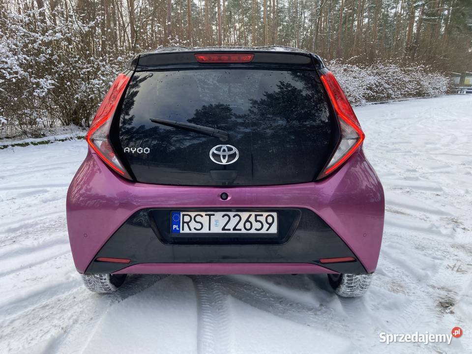 Toyota Aygo Selection XCITE Magenta 2018 r 53000km Kraków