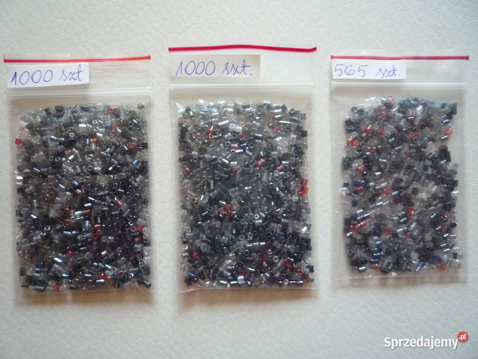 Koraliki drobne rurki do wyrobu biżuterii do Szczecin