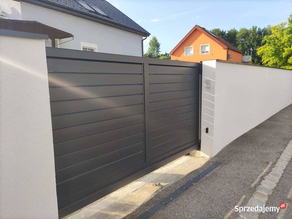 Nowoczesne ogrodzenie aluminiowe ALUBRAM Nowy Sącz