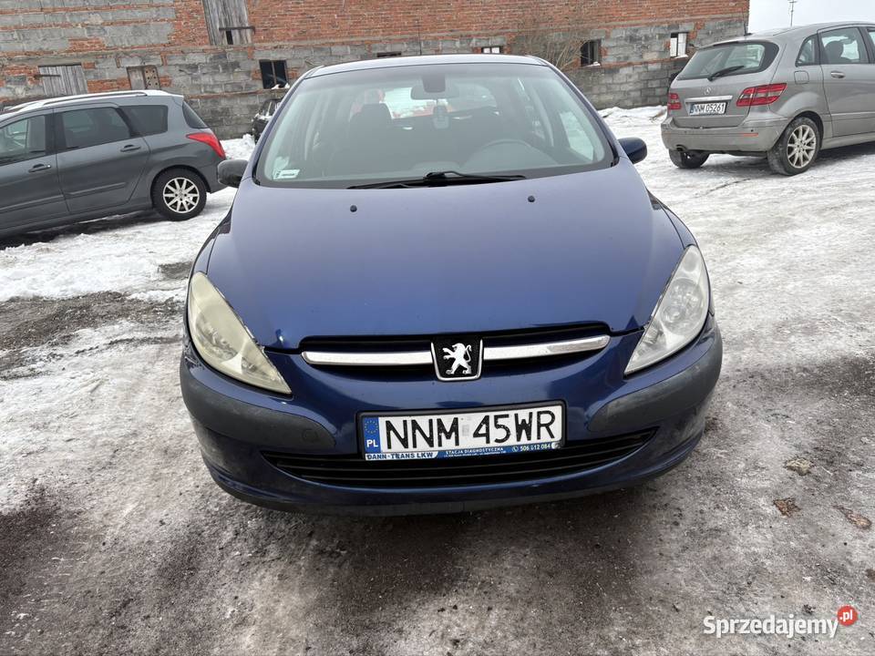 Peugeot 307 1616v zadbany Nowe Miasto Lubawskie