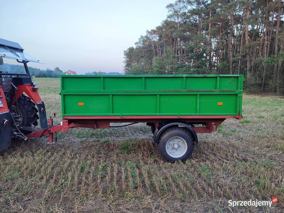 Przyczepa rolnicza jednoosiowa wywrotka Głowno