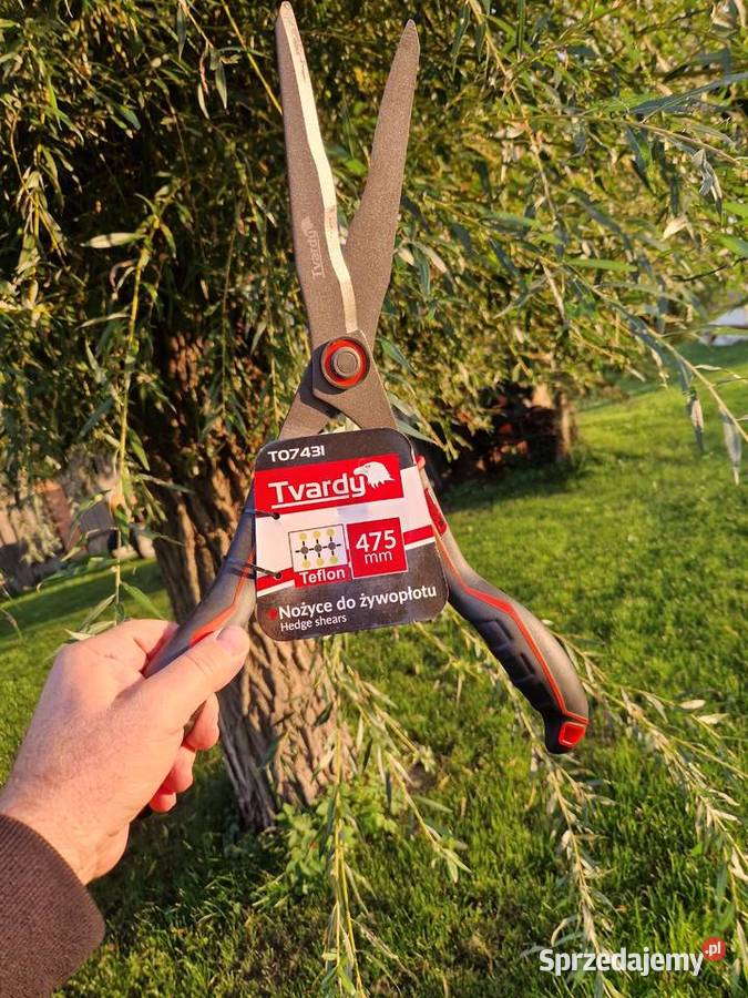 Nożyce do żywopłotu faliste 475mm PTFE Tvardy Głogowa