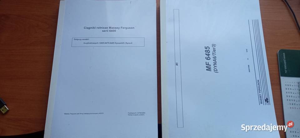 Sprzedam katalog Massey Ferguson seria 6400 Pozostałe Łowicz