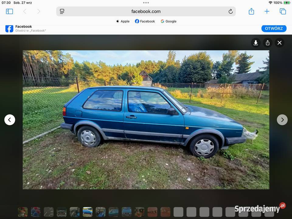 Volkswagen Golf 2 75KM Chełmno sprzedam
