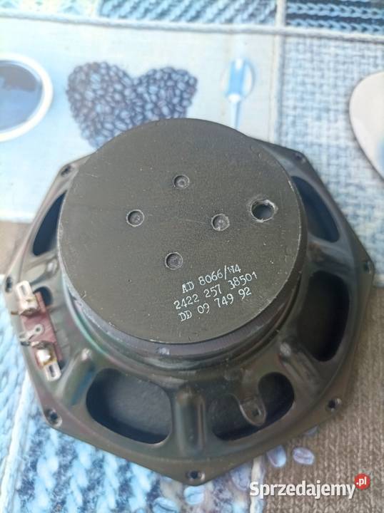 Philips AD 8066W4 głośniki niskotonowe 70s Słuchawki i głośniki Audio Płock