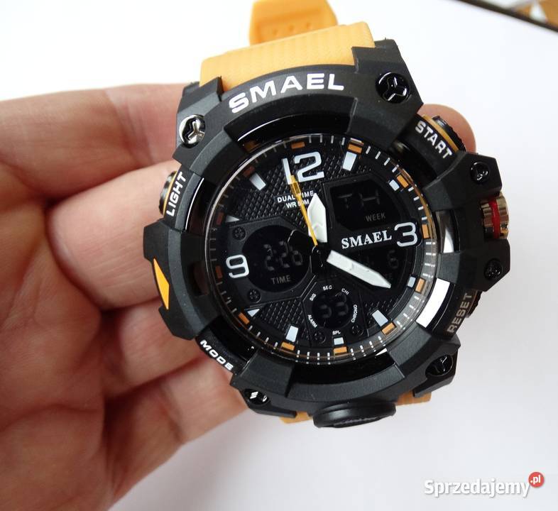 Sportowy zegarek SMAEL pomarańczowy Gorzów Wielkopolski