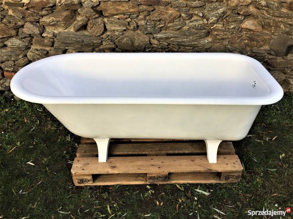 STARA PRZEDWOJENNA ŻELIWNA WANNA 1923r Bielawa