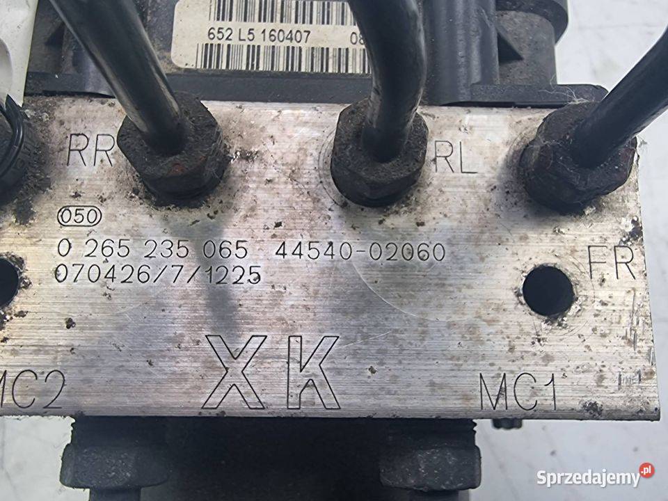 POMPA ABS HAMULCOWA TOYOTA AURIS I 0265950512 Motoryzacja Lipno