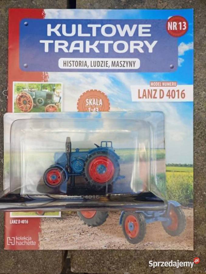 LANZ D 4016 Kultowe Traktory PRL 143 Hachette Antyki, Sztuka, Kolekcje