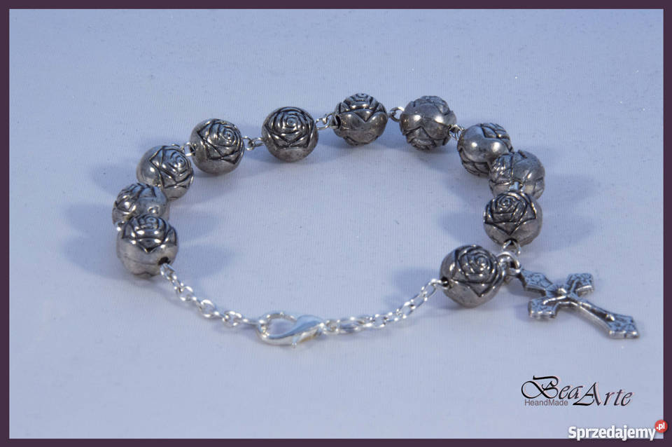 Różaniec dziesiątka różyczki 2 kolory Łysa Góra