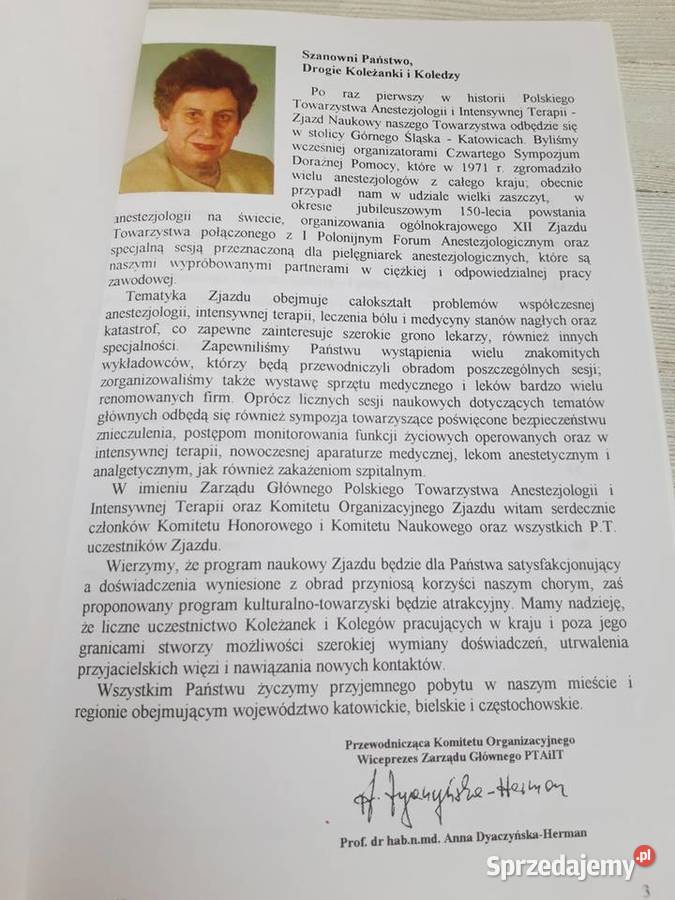 XII Zjazd Towarzystwa Anestezjologii i Antykwariat