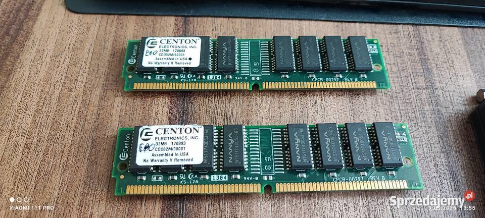 Pamięci 64MB EDO SIMM kujawsko-pomorskie Chełmża