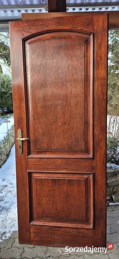 Drzwi skrzydła drewniane dębowe Bolesławiec