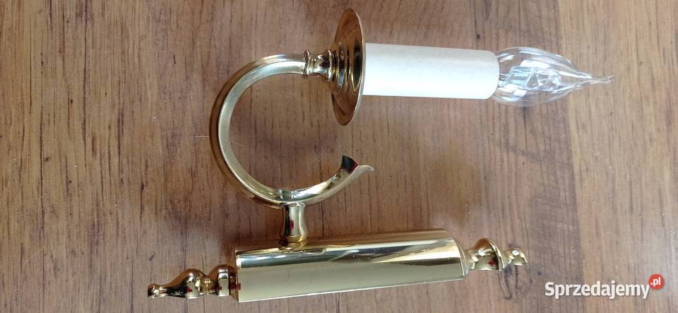 Mosiężny kinkiet Włocławek sprzedam