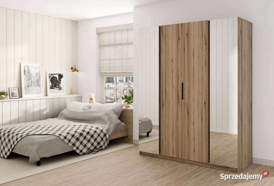 Duża szafa Kaja 200 z lustrami Szybka wysyłka śląskie Tarnowskie Góry