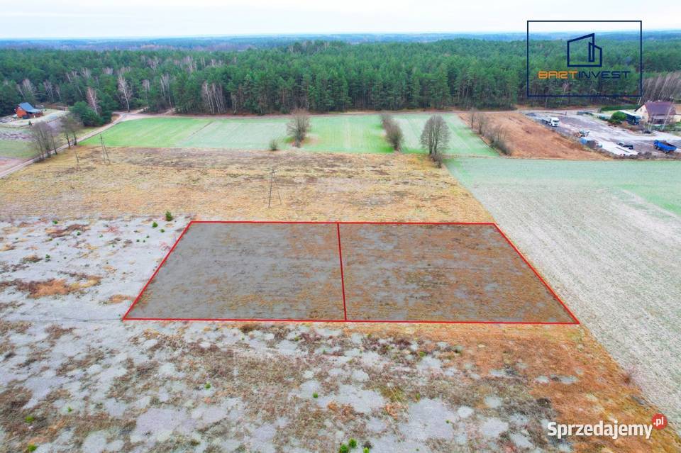 Działki letniskowe 1 jeziora 2 rzeki rekreacyjna Brzóze Małe