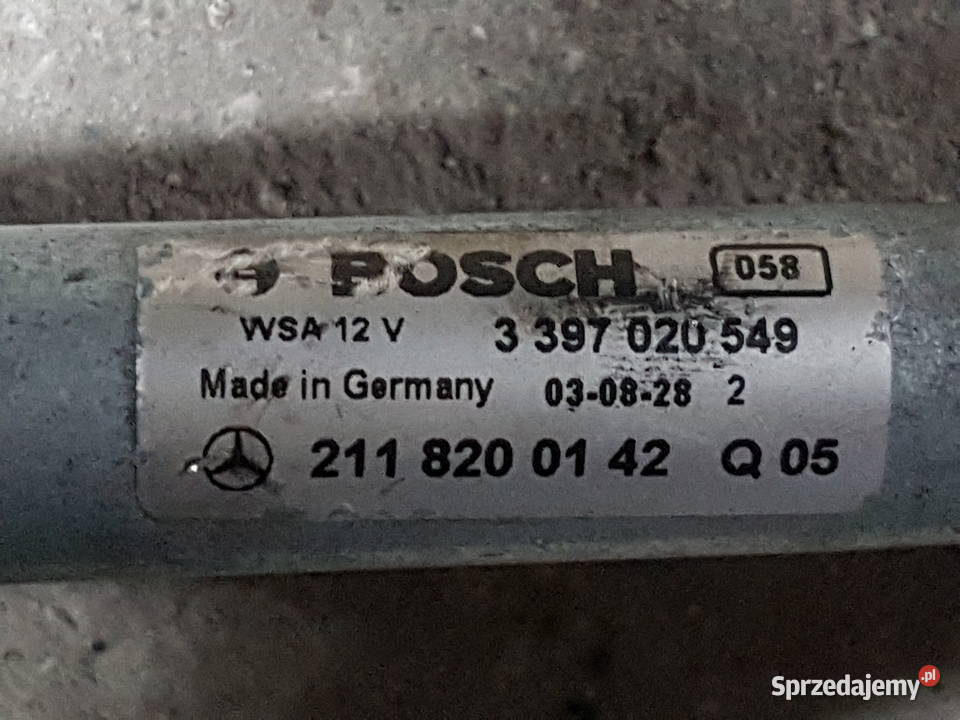 MERCEDES E KLASA W211 2003 MECHANIZM SILNIK Turek sprzedam
