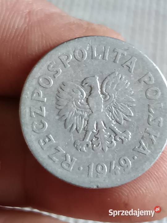 Sprzedam monete 50 groszy 1949 skretka mala Numizmatyka